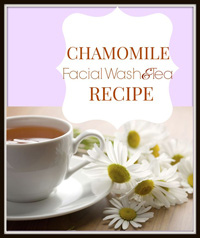 Chamomile Facial Wash Tea Recipe